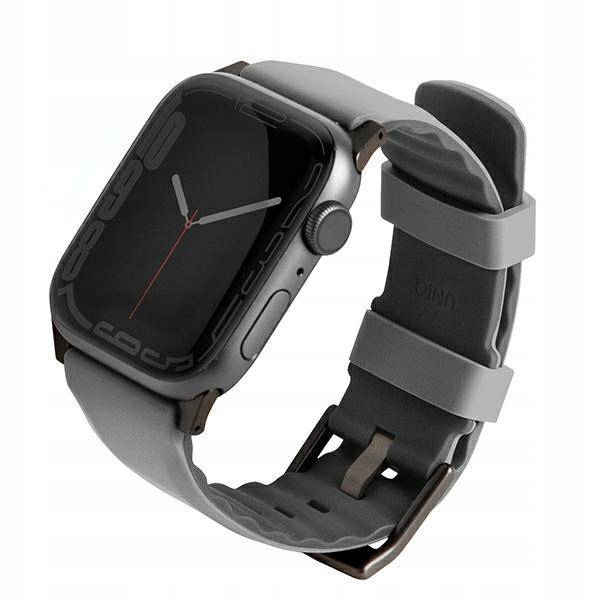 UNIQ LINUS SLIM WATERPROOF SILICONE STRAP FOR APPLE WATCH 41|40|38MM | GERY